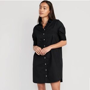 Short Sleeve Shirt Dress for Women